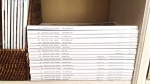 If you're going to hold on to magazines for reference, organizing them by date. ©2015 kaymclane.com